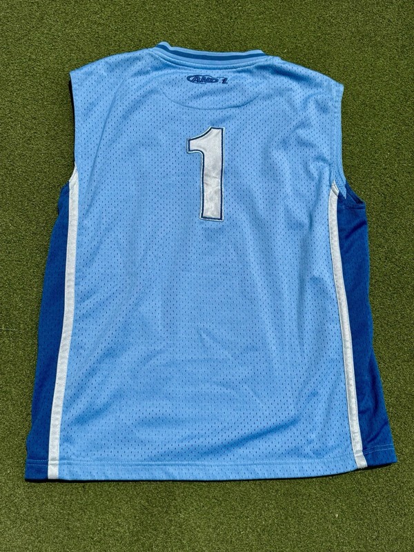 And 1 Mixtape Vintage Y2K Streetball Skip 2 My Lou Basketball Jersey RARE Small gallery
