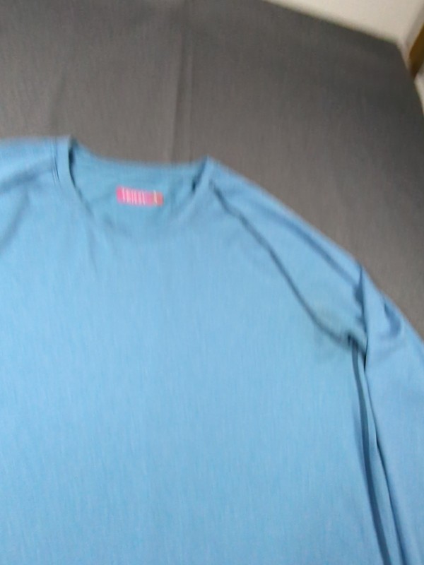 Terry Dri-Fit Cycling T-shirt Blue Men's Large Long Sleeve gallery