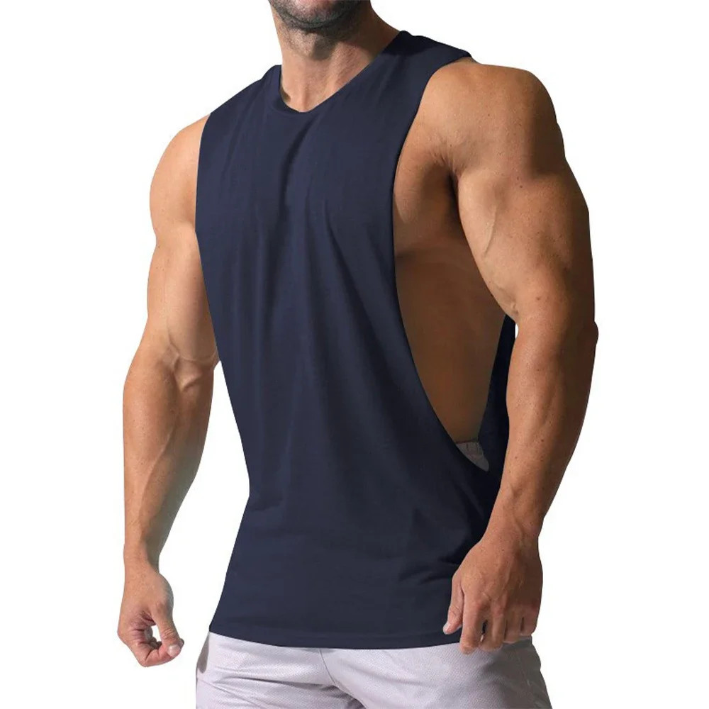 Men's Summer Fitness Tank Top Men Jogging Bodybuilding Sleeveless Shirt