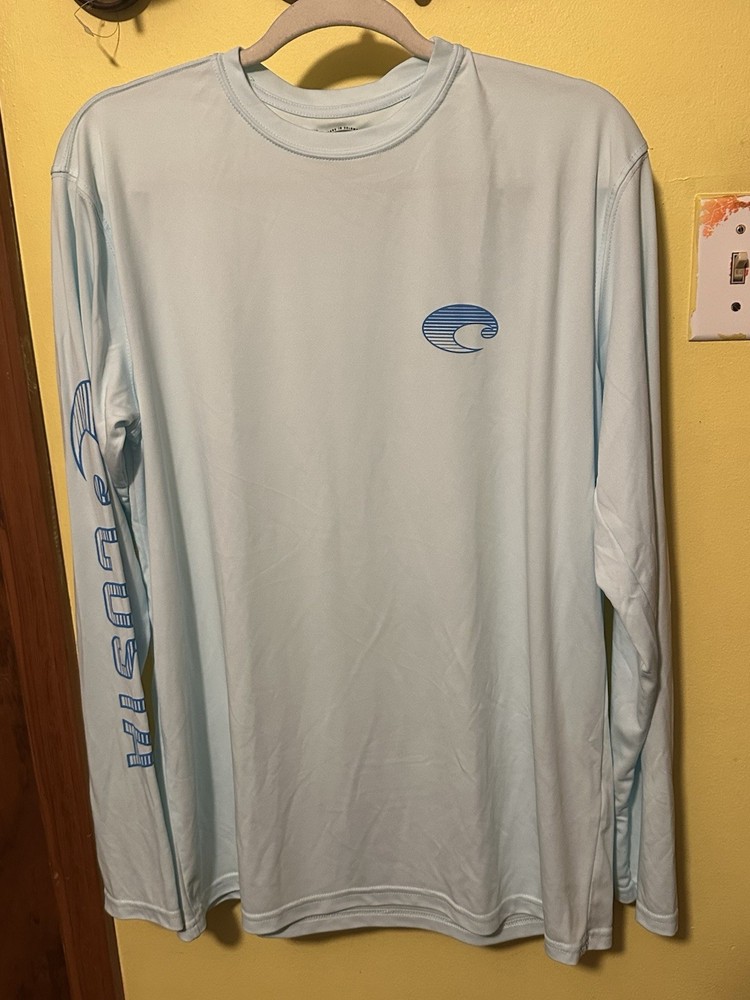 Costa Pride Tech Crew (L)- Arctic Blue Long Sleeve Crew Neck