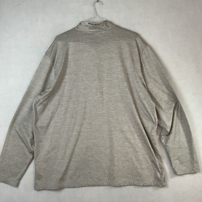 Maelreg 1/4 Zip Performance Pullover Mens 3XL Tan Khaki Long Sleeve Fleece Golf gallery