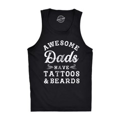Awesome Dad Tank Top Tattoos Father’s Day Gift Men’s Graphic Apparel