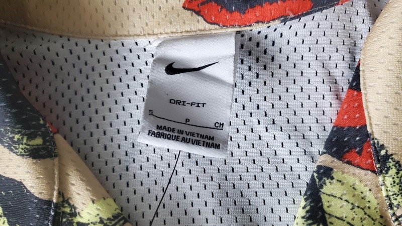 Nike Sportswear Rose City Top, Beige/Red/Black, Size S gallery