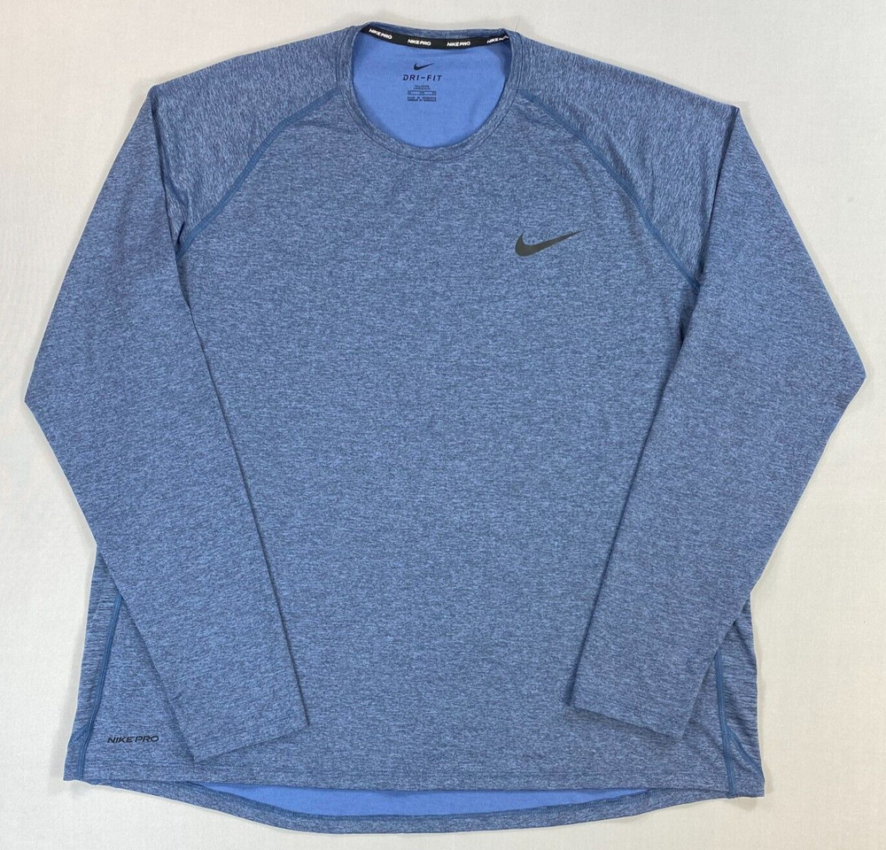 Men's Nike Pro Slim Fit MEDIUM Weight Long Sleeve Athletic Shirt BV5594 3XLT