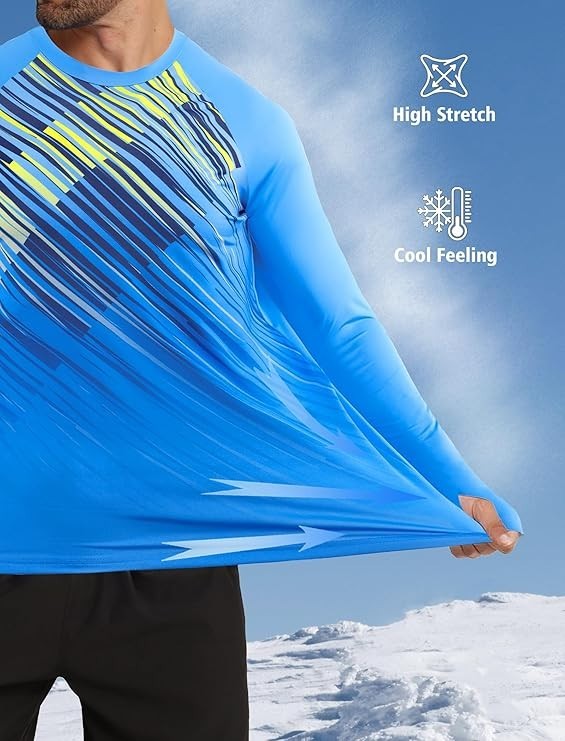 Men'S Sun Protection UPF 50+ Long Sleeve Fishing Shirt for Men Quick Dry UV Rash gallery