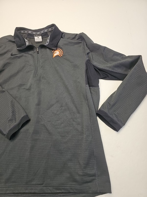 Nike Dri-Fit Men's XL Gray 1/4 Zip Pullover Spartan Logo Waynesville Ohio gallery