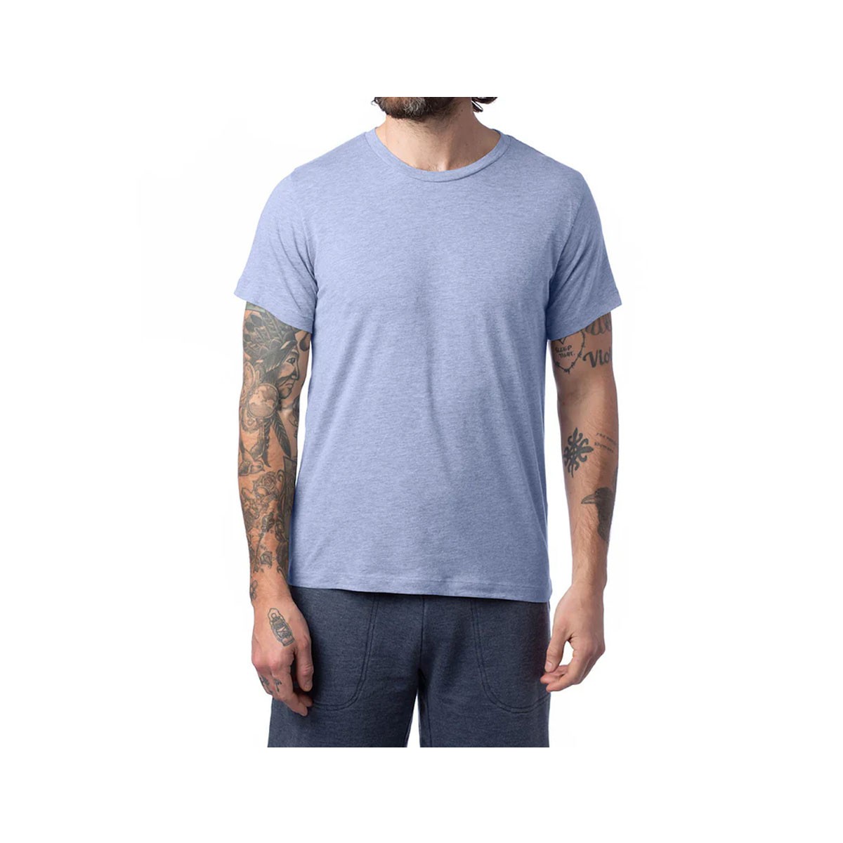 Alternative Men's Go-To Tee 1070CV Light Blue SZ XS-3XL Brand New gallery