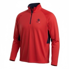 RLX67 Ralph Lauren Men’s Golf 1/4 Zip Long Sleeve Red/Navy Pullover Top XL