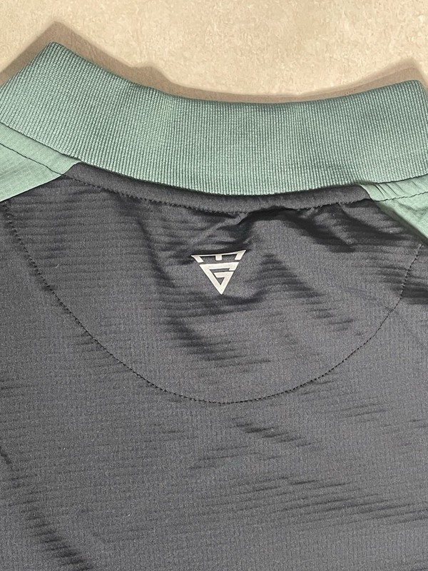 Maelreg Performance Pullover Mens Large Long Sleeve 1/4 Zip Green Black NWT! gallery