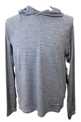NWT PULSE Men’s S Hooded Thermal Long Sleeve T-Shirt Athletic Base Layer SPF 50