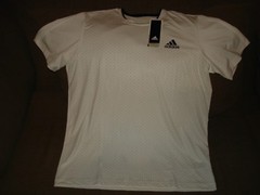 NWT Adidas Fall Advantage Trend ClimaLite Tennis Tee Crew Shirt CD3038 Medium