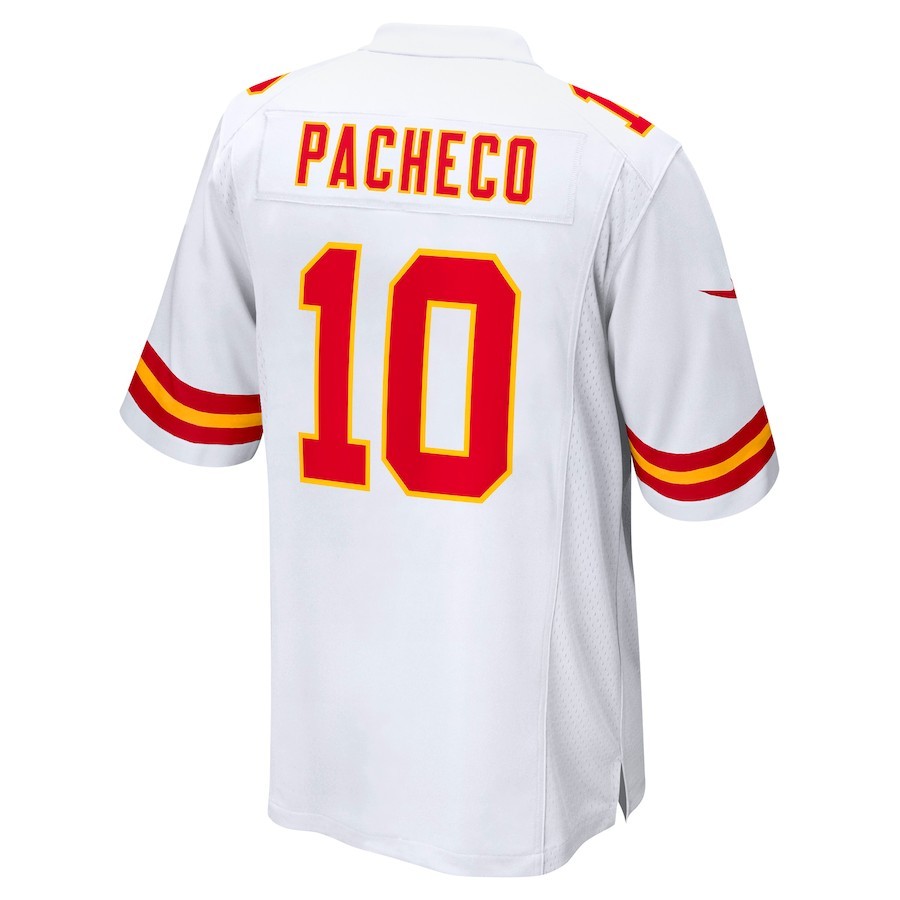 Men's #10 Isiah Pacheco White Player SportShirt Adult - All Stitched gallery