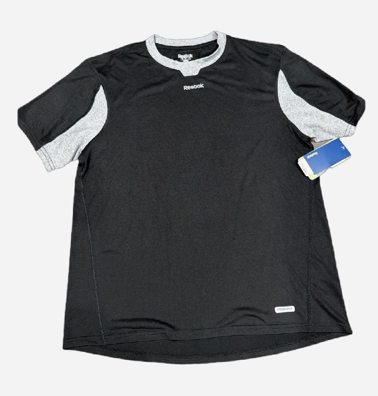Reebok Speedwick Mens Colorblock Crew Neck T-shirt. Size M (BEST FOR SZ LARGE) gallery