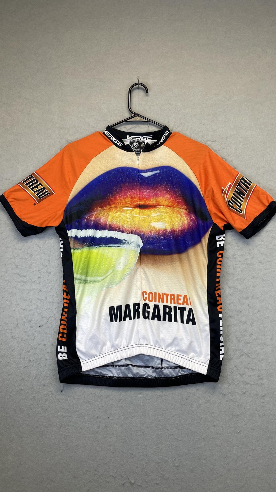 Cointreau Cycling Jersey Mens Large Orange Verge Sport Margarita Short Sleeve gallery