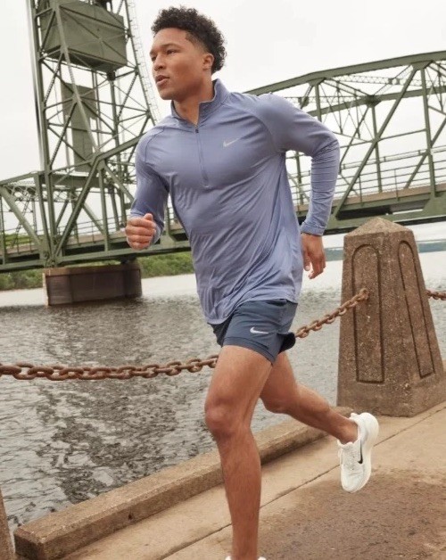 NWT Nike Men's Dri-FIT Stride 1/2-Zip Midlayer Running Shirt-HV2180-345 (Medium) gallery