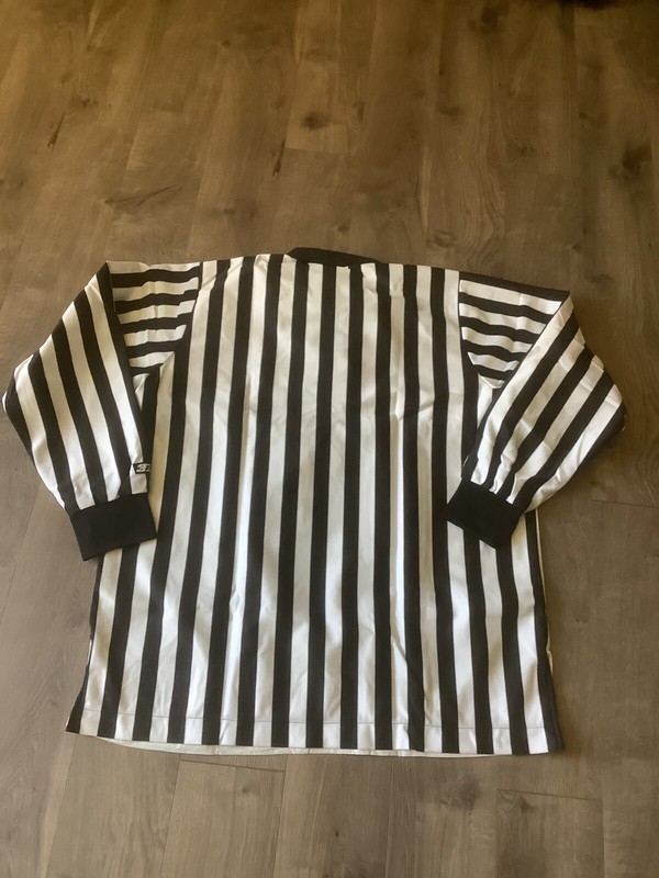3N2 7220-01 Mens Water Resistant Referee Officials Shirt Black White Size 3XL gallery