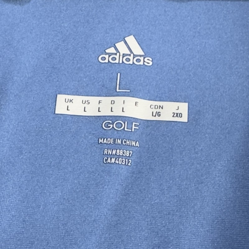 Adidas Golf 1/4 Zip Jumper Mens Large Ronald McDonald Charity Blue Top McDonalds gallery