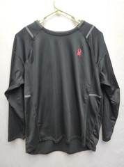 Spyder Active Men’s Long Sleeve Shirt Stretch Reflective Black 2XL XXL