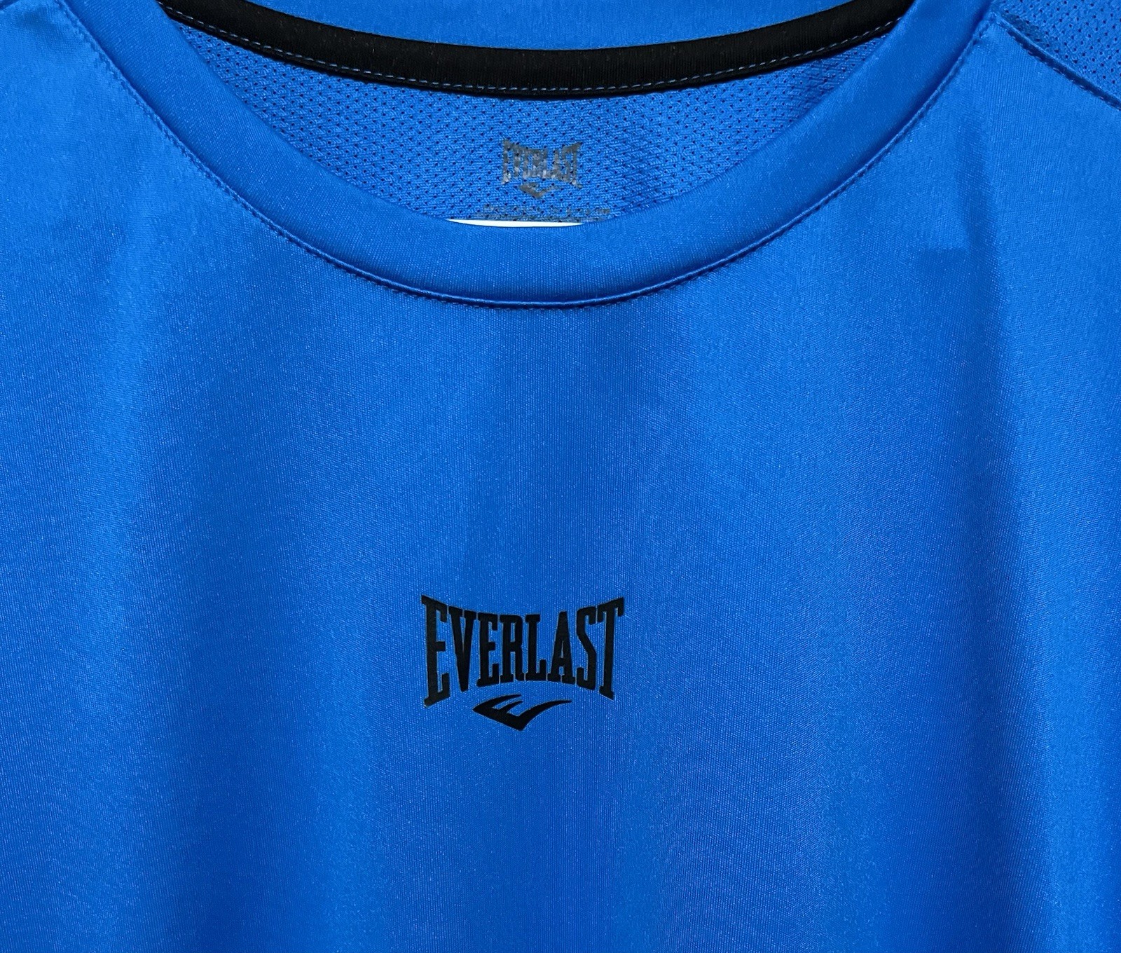 Men's Short Sleeve Everlast Workout Shirt in Royal Blue gallery