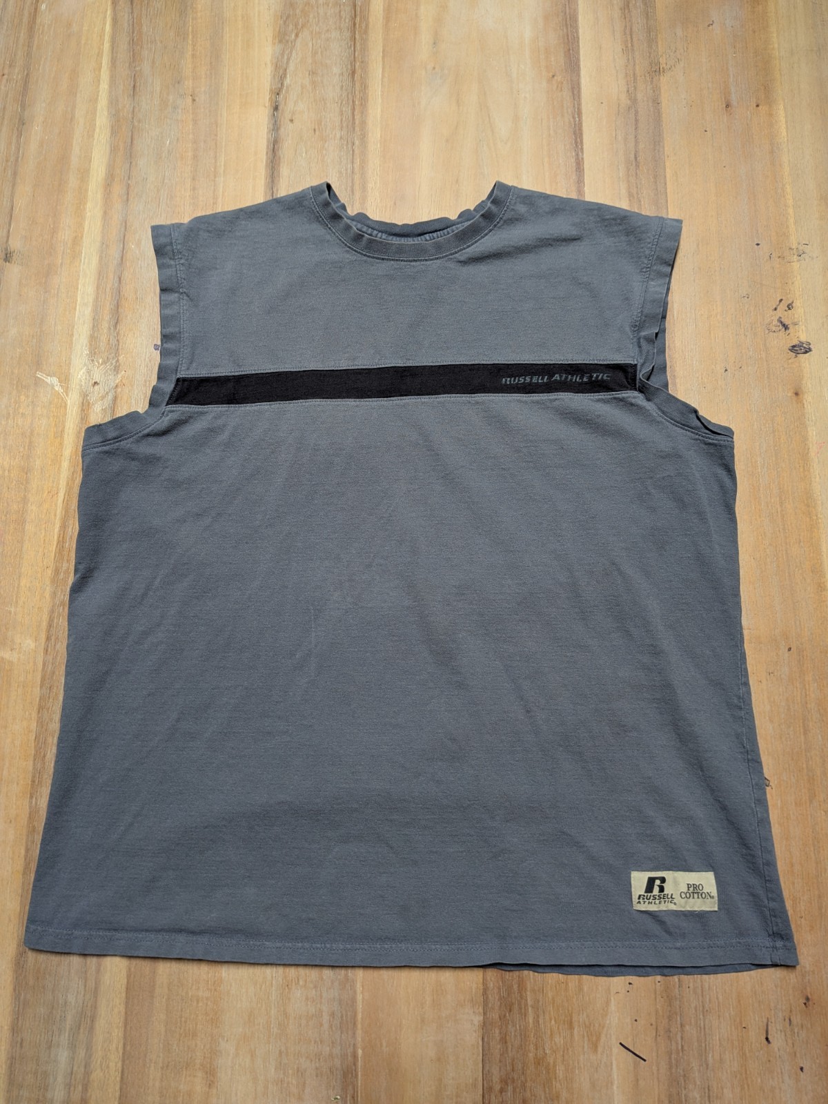 Vintage Russell Athletic Tank Shirt Mens Large 90s Made In USA Pro Cotton Grunge gallery