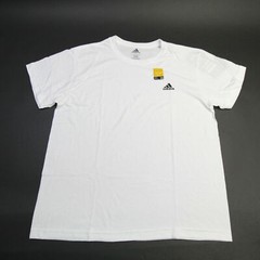 NWT Men’s White adidas Climalite Short Sleeve Shirt Size XL #EL3