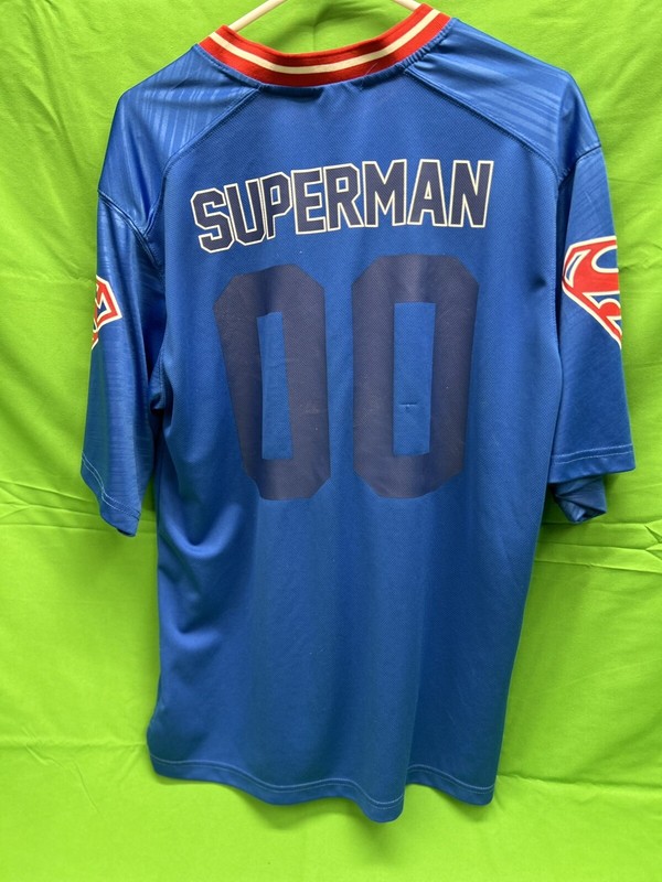 DC Comics Superman MMXVI 2016 #00 SUPER HERO Jersey Mens 20x27 Medium gallery