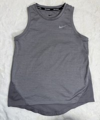 Nike Running Dri-FIT Gray Tank Top Mesh Panel Sleeveless Women’s XS AJ8102