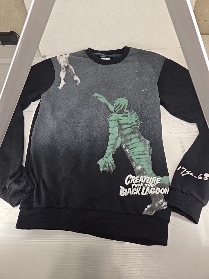 Universal Monsters Creature From The Black Lagoon Sweatshirt Size S gallery