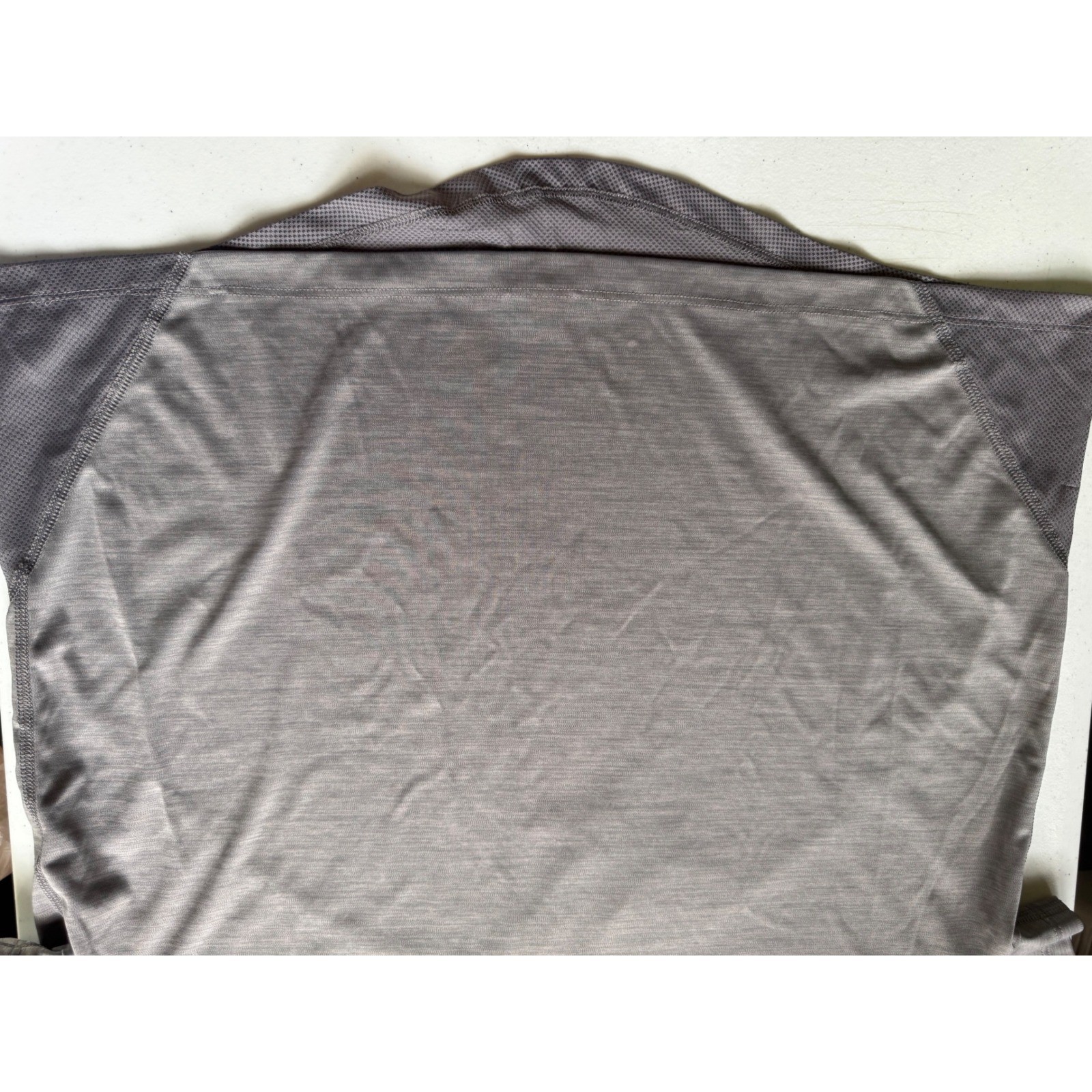 Nike Running Dri-FIT Mens XL Gray Short Sleeve Mesh Back Training T-Shirt gallery