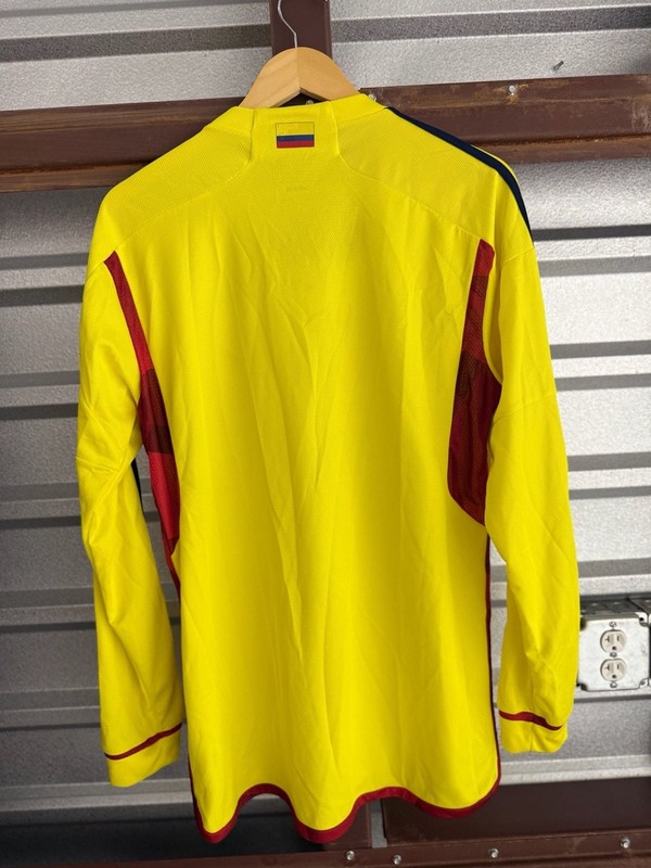 Adidas Colombia National Team Soccer Jersey Long Sleeve Size L gallery