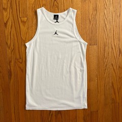Vintage Nike Air Jordan White Tank Top Shirt Men’s 2XL Sleeveless