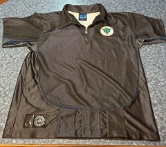 Adidas Mens 1/4 Zip Shirt Med Black Gray Silver Timberwolves Basketball Logo