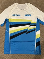 Mens Hoka one one Pro Elite running shirt Lightweight Top Aggies S $90