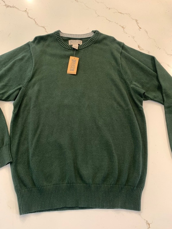 Duluth Trading Co Men’s Green Long Sleeve Pullover Size Medium NEW gallery