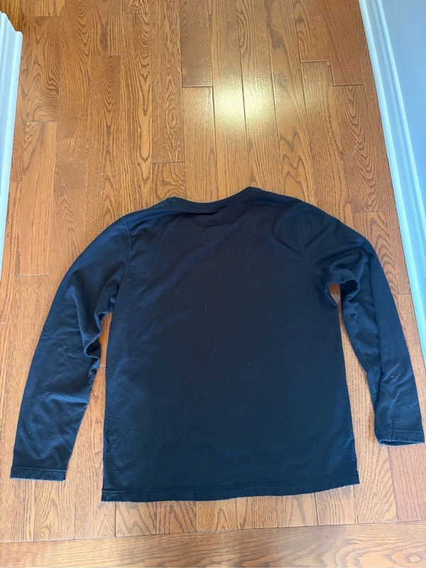 Athletic Works Black Long Sleeve Crew Tee gallery