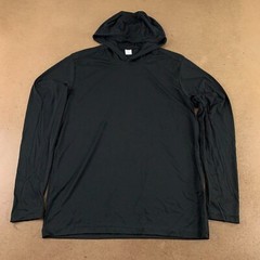 Sport-Tek Men’s Medium Black PosiCharge Competitor Hooded Pullover Tee ST358 New