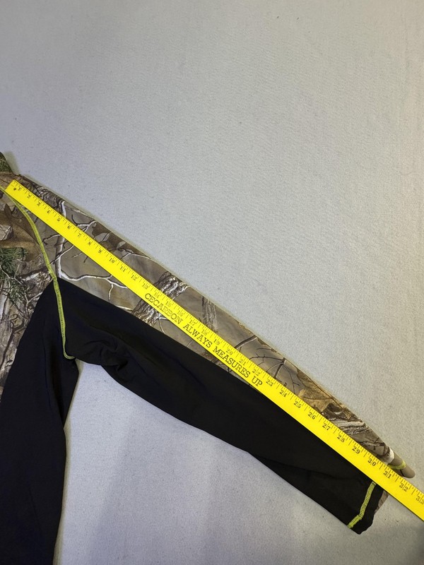 Realtree Shirt Mens XL Camo 1/4 Zip Long Sleeve Scent Factor Hunting Performance gallery
