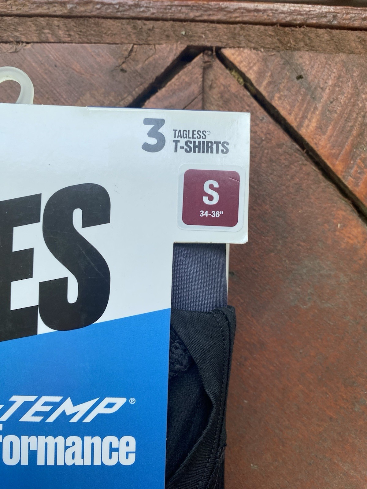 Hanes Moves X-TEMP Mesh Tagless Quick-Dry T-Shirt 3-Pack Black S 34-36 gallery