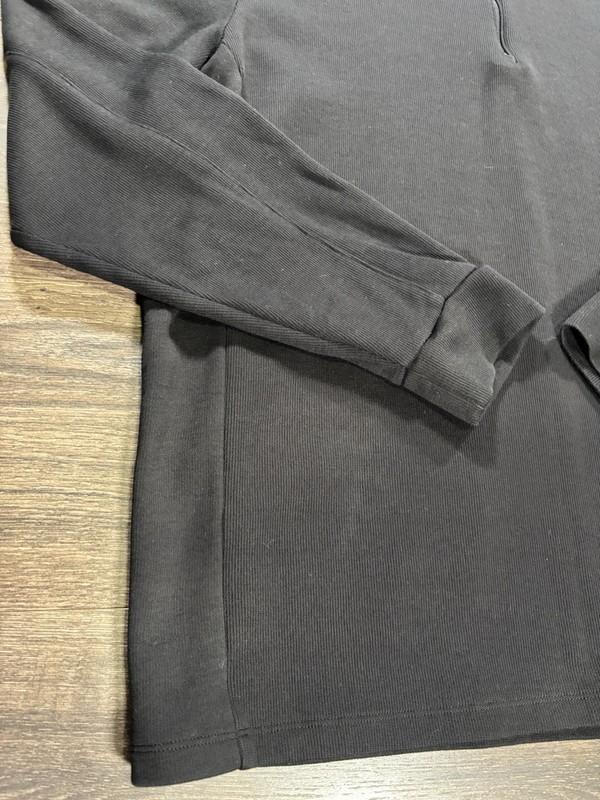 FRESH BOSS Hugo Boss Men's XXL Black Regular Fit 1/4 Zip Mock Neck Pullover Logo gallery