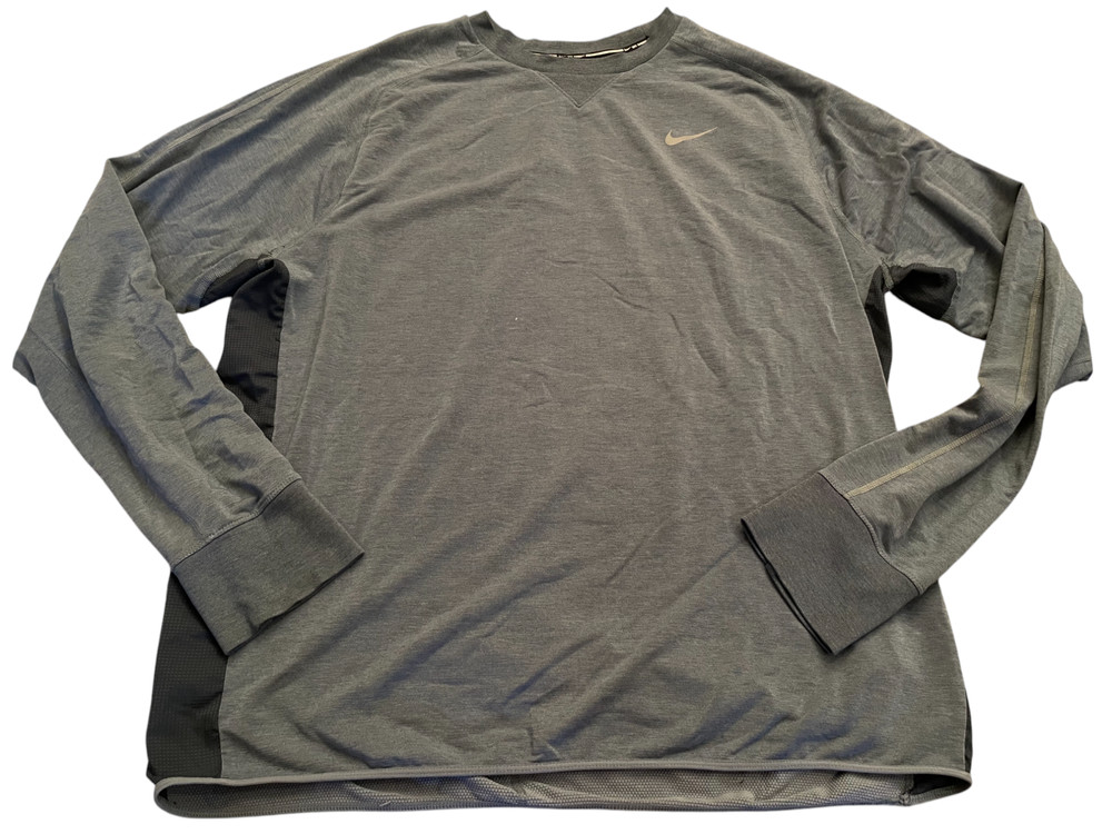NIKE Dri Fit Reflective SPRINT Performance Crew Shirt Top mens 2XL 642796-494