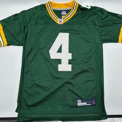 VTG Reebok Brett Favre Green Bay Packers #4 NFL Jersey Green Men’s Large Clean