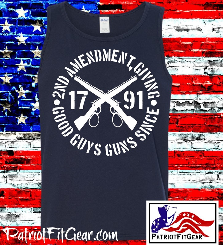 Tank Top,2nd Amendment,Giving Good Guys Guns Since 1791,Gun Rights,2A,t-shirt gallery