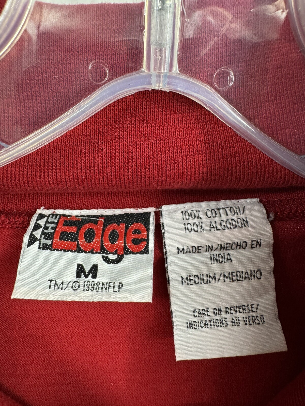 Vintage San Francisco 49ers Turtleneck Men’s M Red NFL The Edge Team Apparel 90s gallery