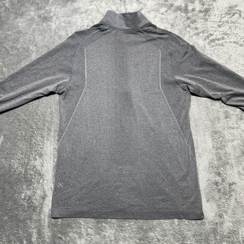 Lululemon Metal Vent Tech 1/2 Zip Pullover Medium Gray Heathered Half Zip Shirt gallery