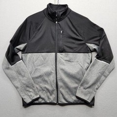 Old Navy Active Men’s Size Medium Black Gray Long Sleeve Full Zip Jacket
