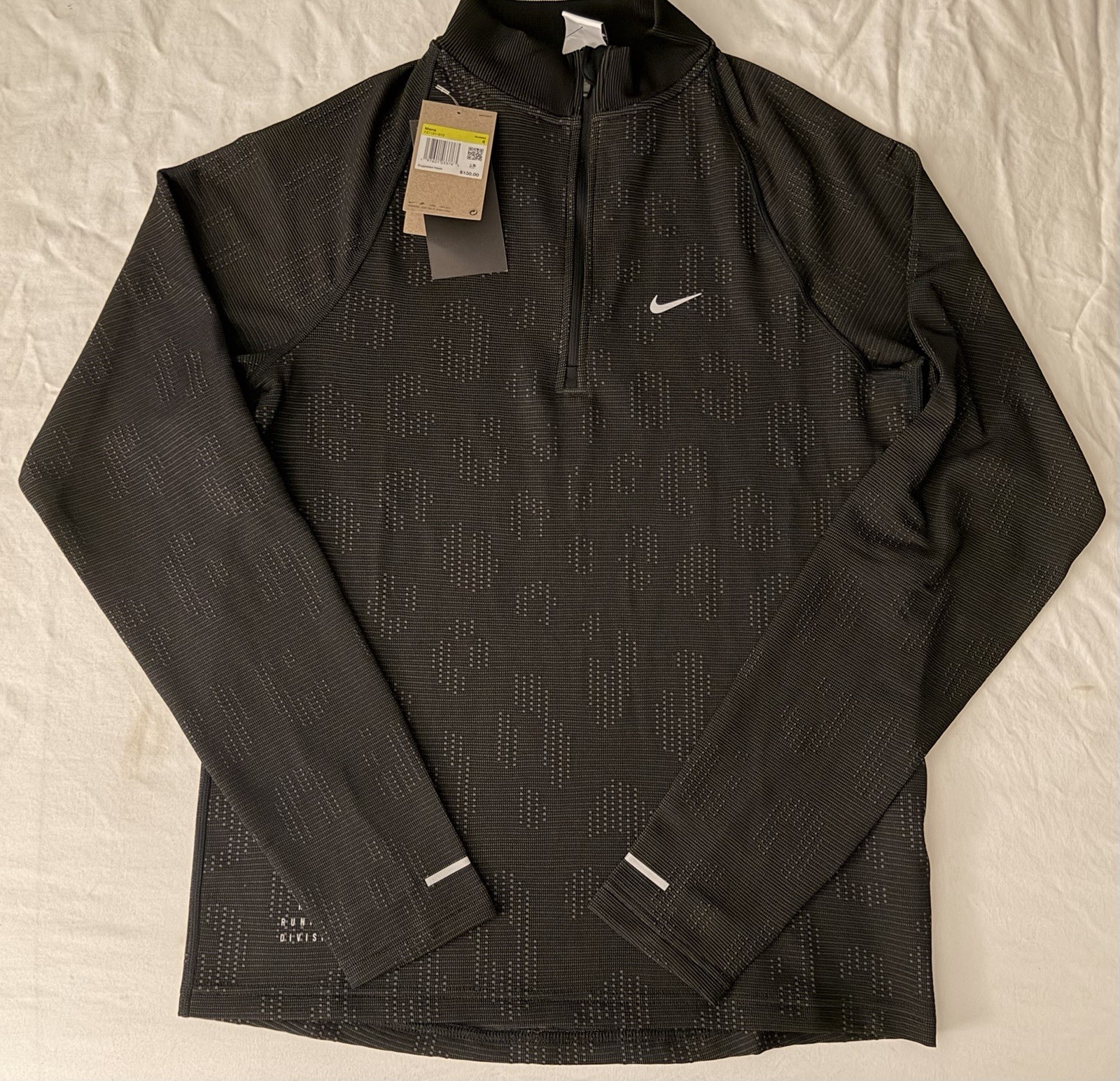 Nike Running Division Pullover Top Half Zip Reflective FZ1121-010 Men’s Sz: S gallery