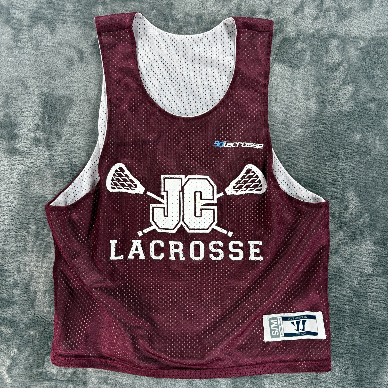 Warrior Reversible 3D Lacrosse Jersey Men S/M Team Player JC Camp Tournament gallery