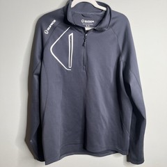 Sunice Golf Sweater Sweatshirt Mens XL Gray 1/4 Zip Allendale Performance Layer
