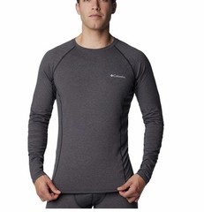 Columbia Men’s Omni Heat Long Sleeve Thermal Base Layer Top Gray Medium