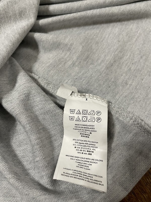 Michael Kors Shirt Adult Large Gray V Neck MK Logo Short Sleeve Classic Mens gallery